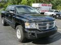 2008 Brilliant Black Dodge Dakota Laramie Crew Cab 4x4  photo #18