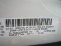 PW1: Stone White 2010 Chrysler Town & Country Touring Color Code
