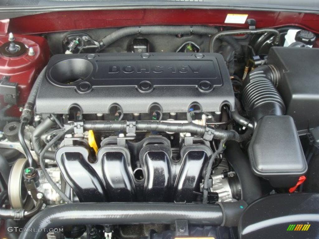 2009 Hyundai Sonata GLS 2.4 Liter DOHC 16V VVT 4 Cylinder Engine Photo #37520880