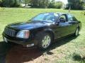 2002 Sable Black Cadillac DeVille Sedan  photo #2