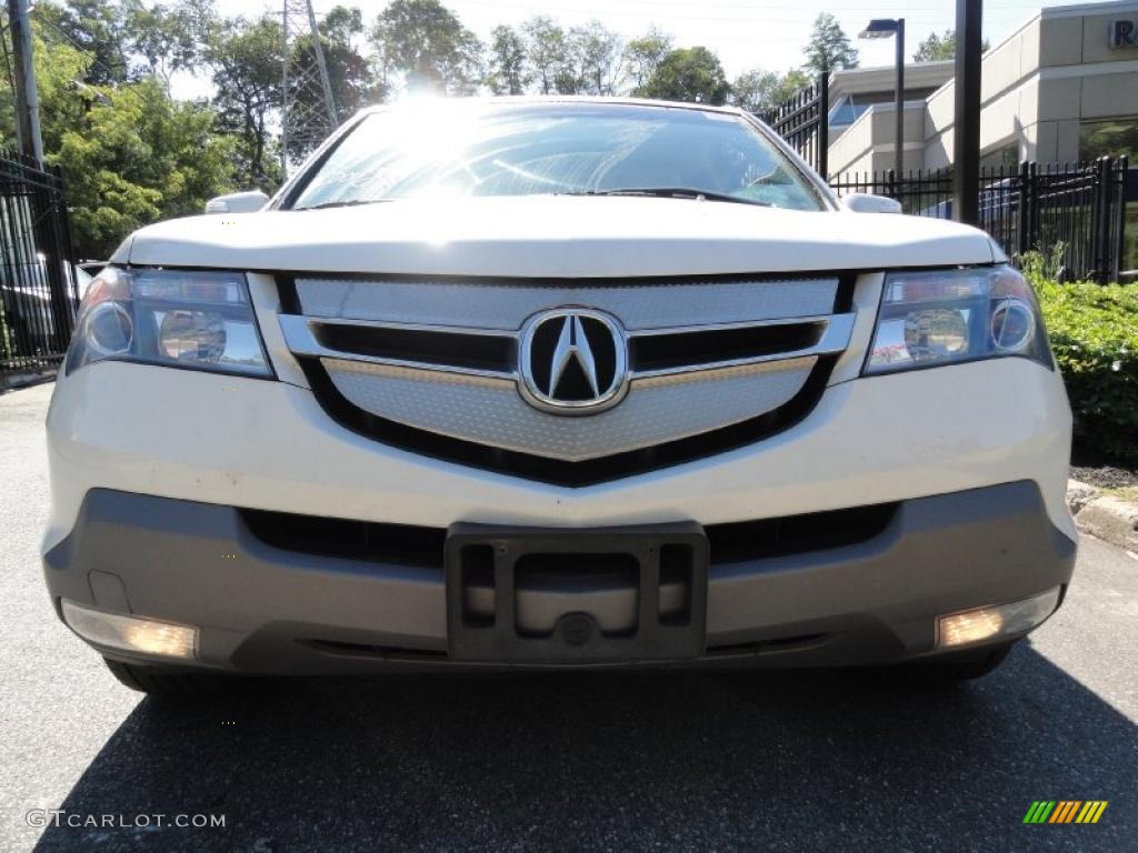 2007 MDX Technology - Aspen White Pearl / Parchment photo #2