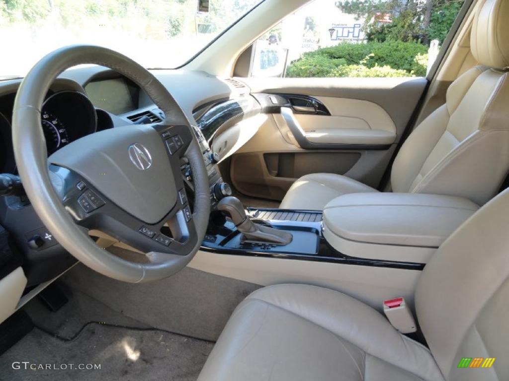 2007 MDX Technology - Aspen White Pearl / Parchment photo #8