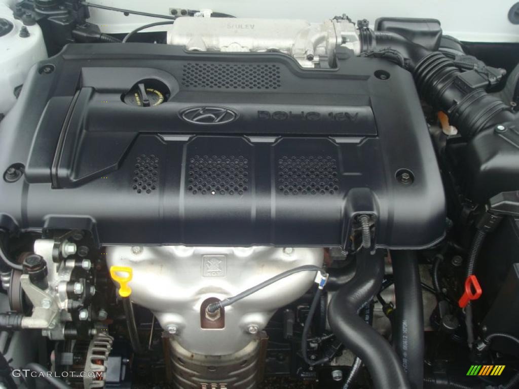 2008 Hyundai Tiburon GS 2.0 Liter DOHC 16-Valve CVVT 4 Cylinder Engine Photo #37522504