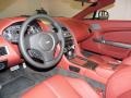  2011 V8 Vantage Roadster Chancellor Red Interior