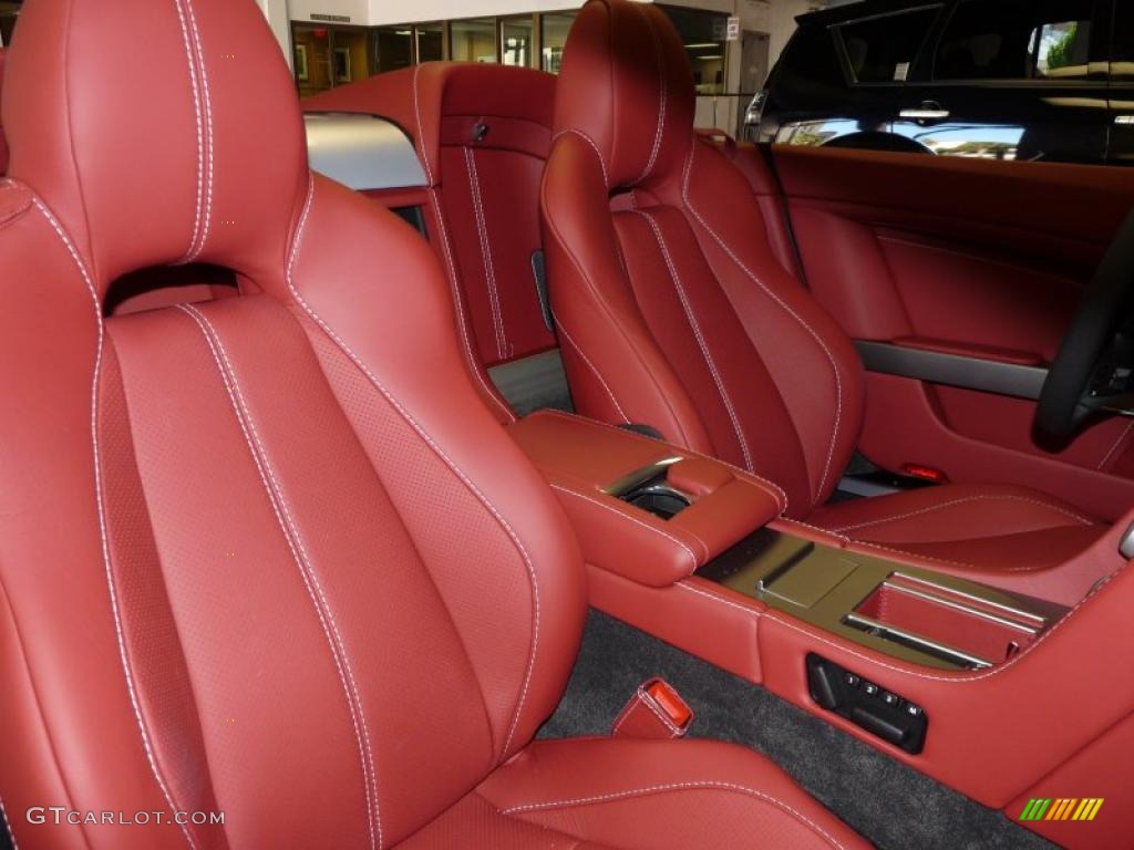 2011 V8 Vantage Roadster - Lightning Silver / Chancellor Red photo #17