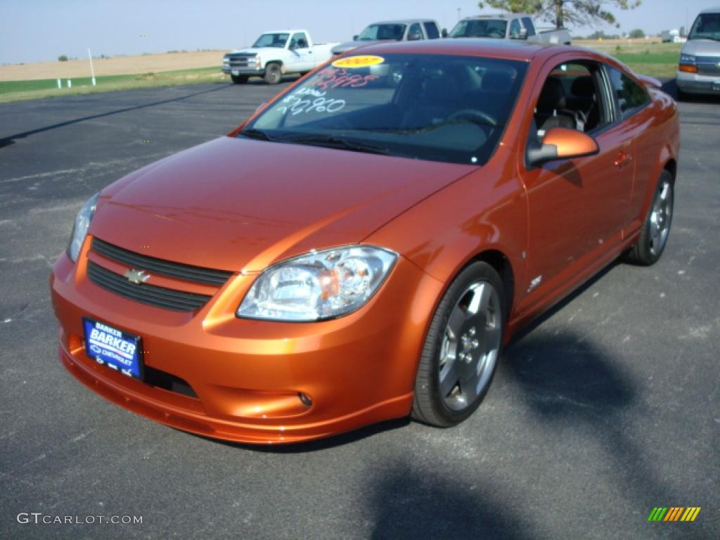 2007 Cobalt SS Supercharged Coupe - Sunburst Orange Metallic / Ebony photo #1