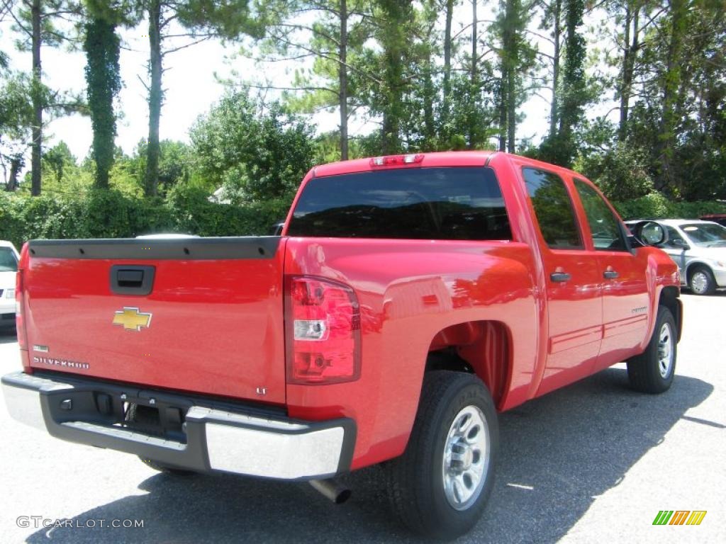 2010 Silverado 1500 LT Crew Cab - Victory Red / Ebony photo #5