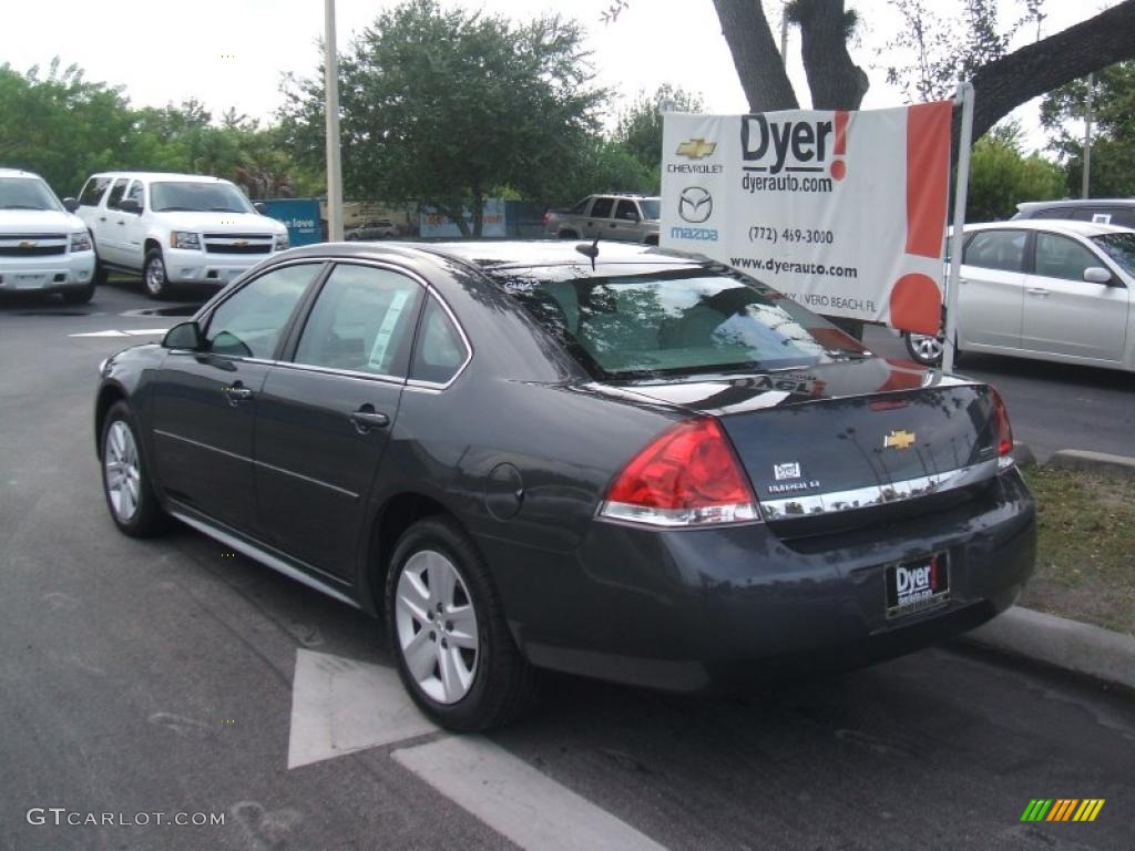 2011 Impala LS - Cyber Gray Metallic / Gray photo #4