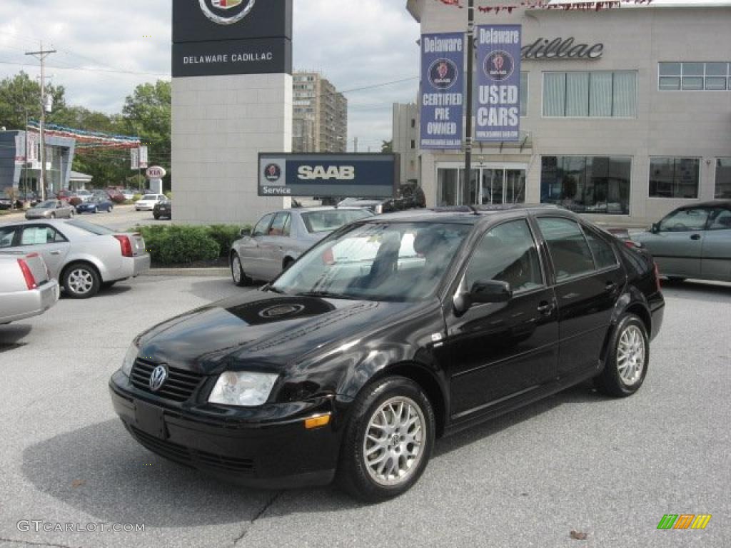 2003 Jetta Wolfsburg Edition 1.8T Sedan - Black / Black photo #34