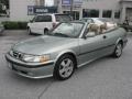 2002 Sun Green Metallic Saab 9-3 SE Convertible  photo #13