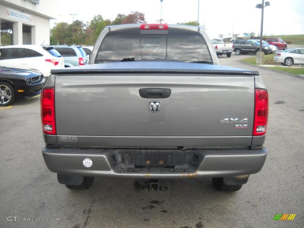 2005 Ram 1500 SLT Quad Cab 4x4 - Mineral Gray Metallic / Dark Slate Gray photo #3