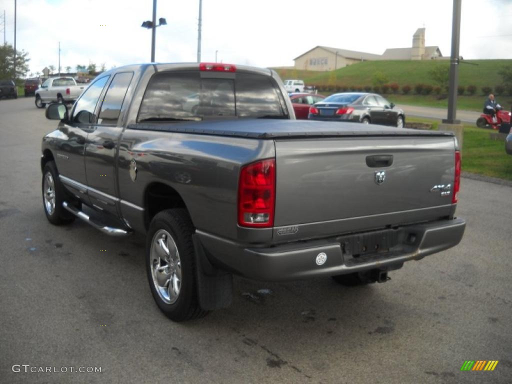 2005 Ram 1500 SLT Quad Cab 4x4 - Mineral Gray Metallic / Dark Slate Gray photo #4