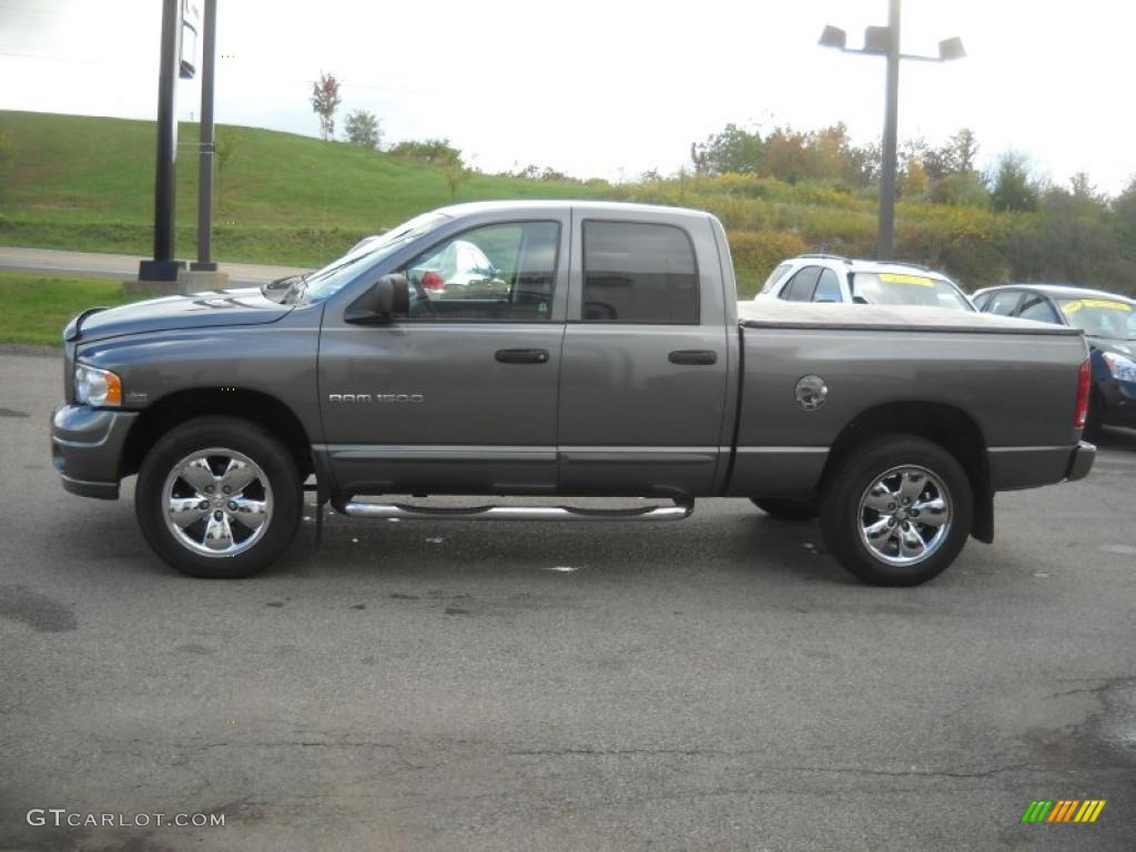 2005 Ram 1500 SLT Quad Cab 4x4 - Mineral Gray Metallic / Dark Slate Gray photo #5