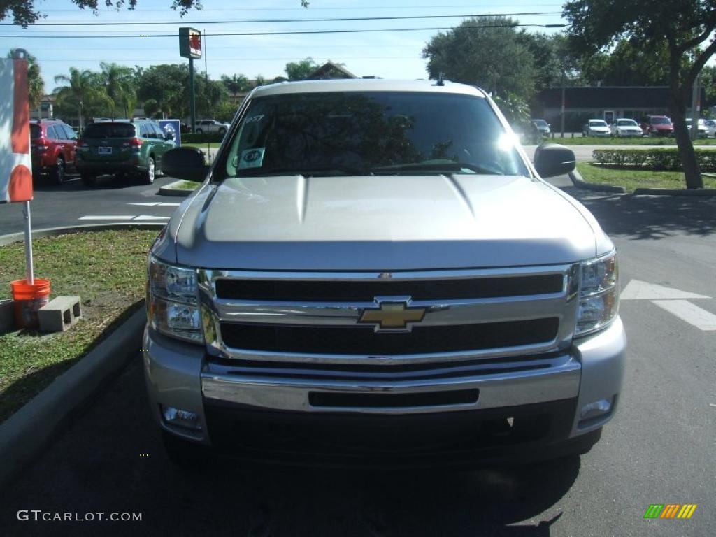 2011 Silverado 1500 LT Crew Cab 4x4 - Sheer Silver Metallic / Ebony photo #2