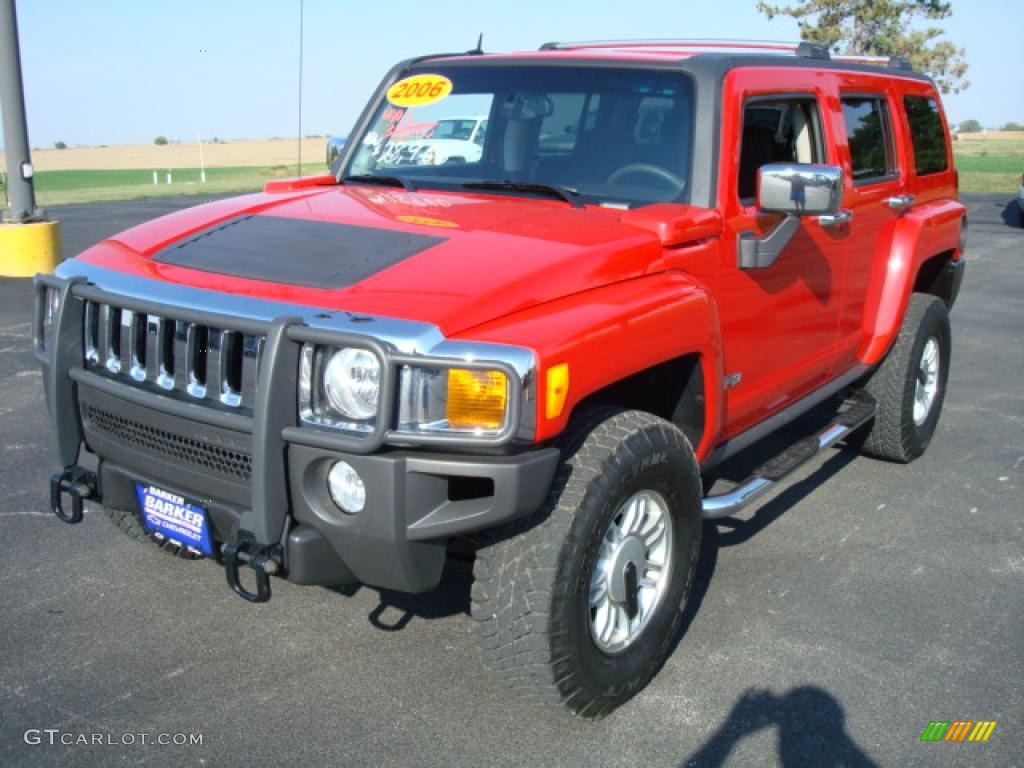 Victory Red Hummer H3