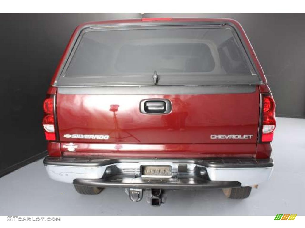 2003 Silverado 1500 LT Crew Cab 4x4 - Dark Carmine Red Metallic / Dark Charcoal photo #4
