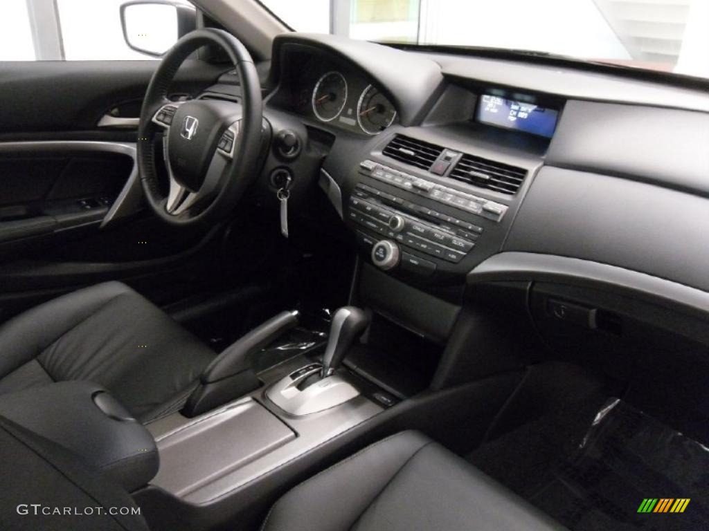 2011 Accord EX-L V6 Coupe - San Marino Red / Black photo #24