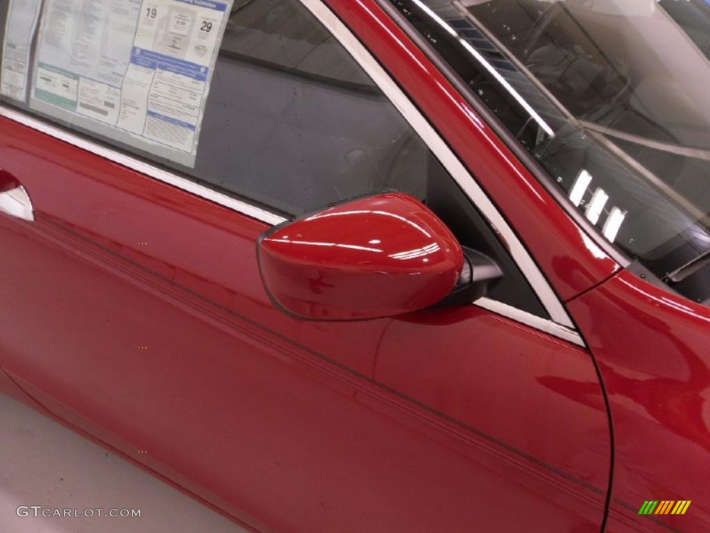 2011 Accord EX-L V6 Coupe - San Marino Red / Black photo #25