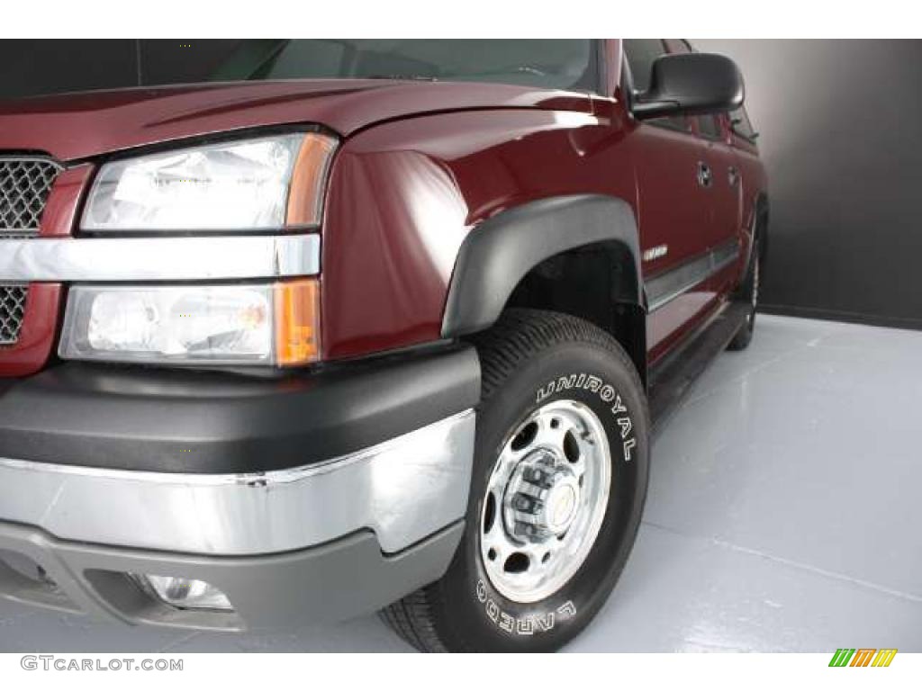 2003 Silverado 1500 LT Crew Cab 4x4 - Dark Carmine Red Metallic / Dark Charcoal photo #25