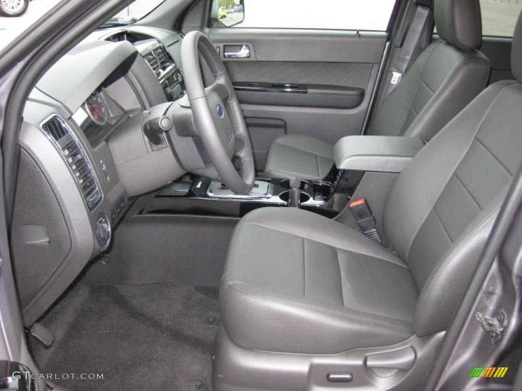 Charcoal Black Interior 2011 Ford Escape Limited V6 4WD Photo #37533497