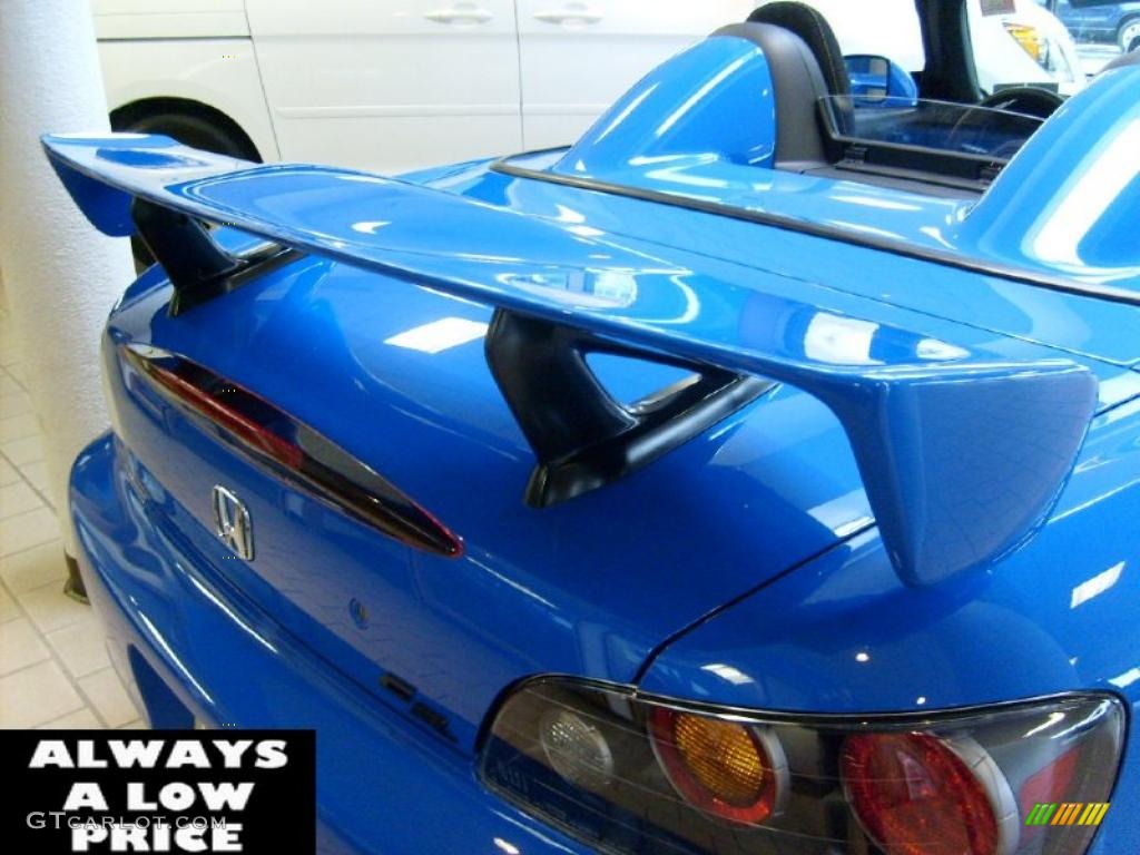 2008 S2000 CR Roadster - Apex Blue Pearl / Black/Yellow photo #18