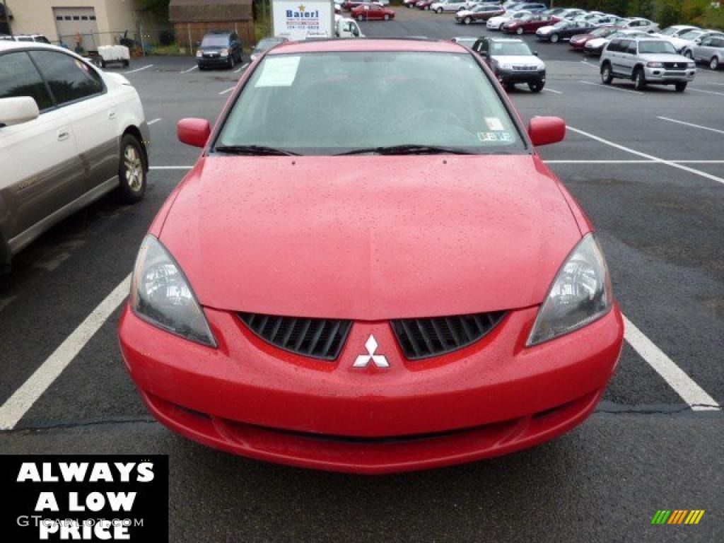 2005 Lancer OZ Rally - Phoenix Red / Black photo #2