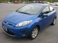 2011 Blue Flame Metallic Ford Fiesta SE Hatchback  photo #2