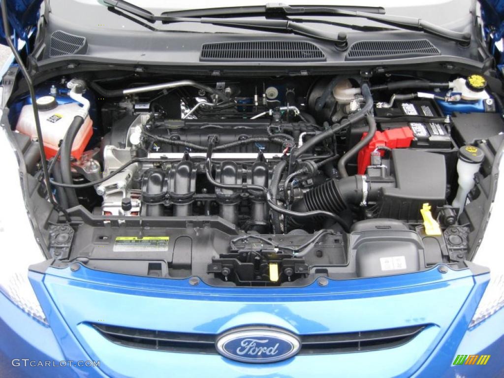 2011 Ford Fiesta SE Hatchback 1.6 Liter DOHC 16-Valve Ti-VCT Duratec 4 Cylinder Engine Photo #37534320
