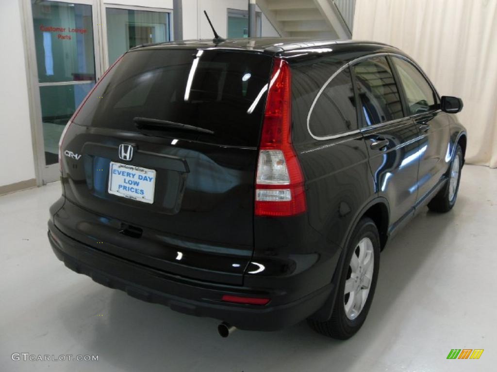 2011 CR-V SE - Crystal Black Pearl / Black photo #4