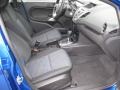 Charcoal Black/Blue Cloth Interior Photo for 2011 Ford Fiesta #37534444