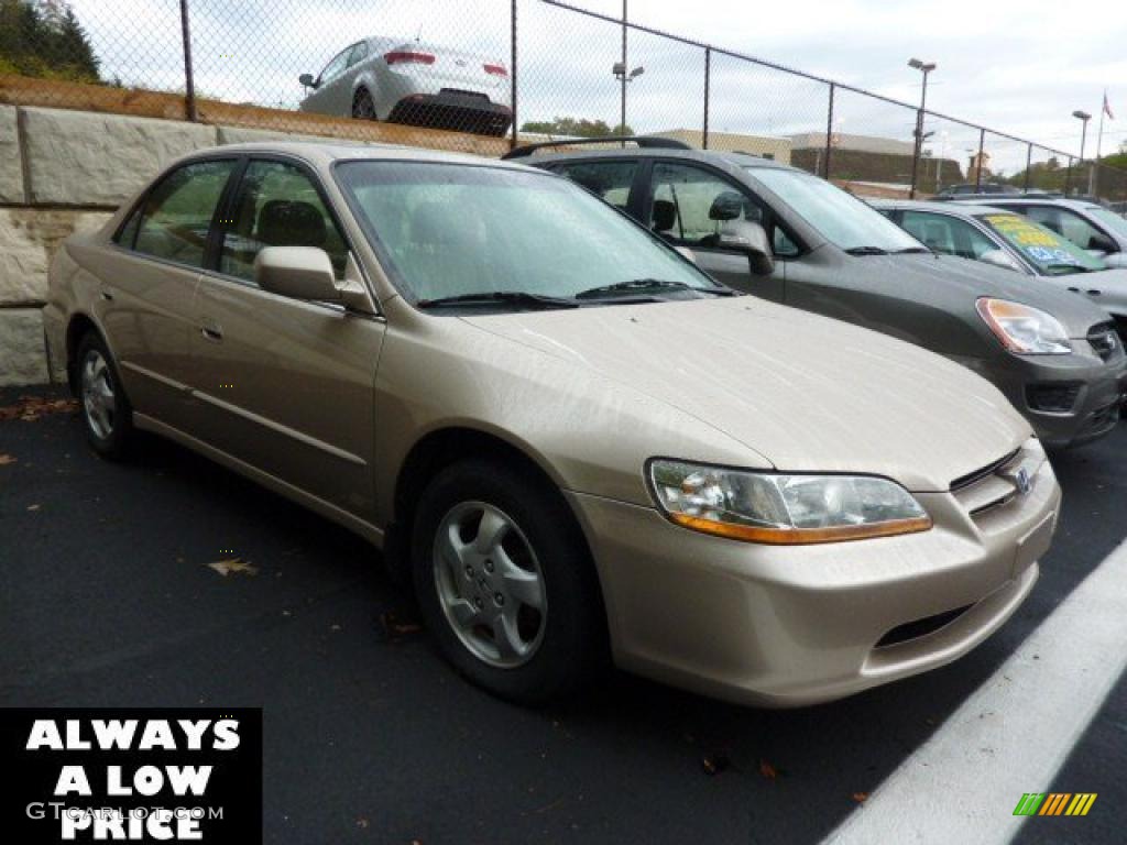 2000 Accord EX Sedan - Naples Gold Metallic / Ivory photo #1