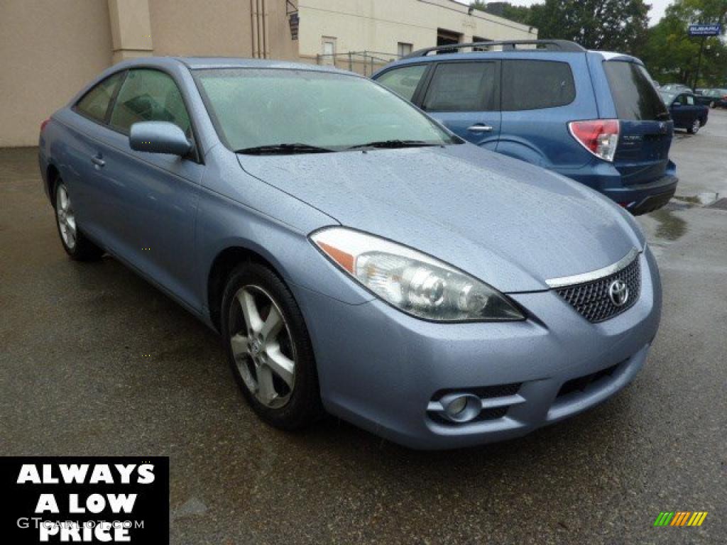 2007 Solara SLE V6 Coupe - Cosmic Blue Metallic / Dark Stone photo #1