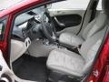 Light Stone/Charcoal Black Cloth Interior Photo for 2011 Ford Fiesta #37535216
