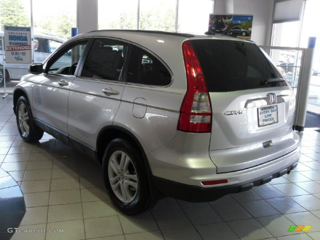 2011 CR-V EX-L - Alabaster Silver Metallic / Black photo #2