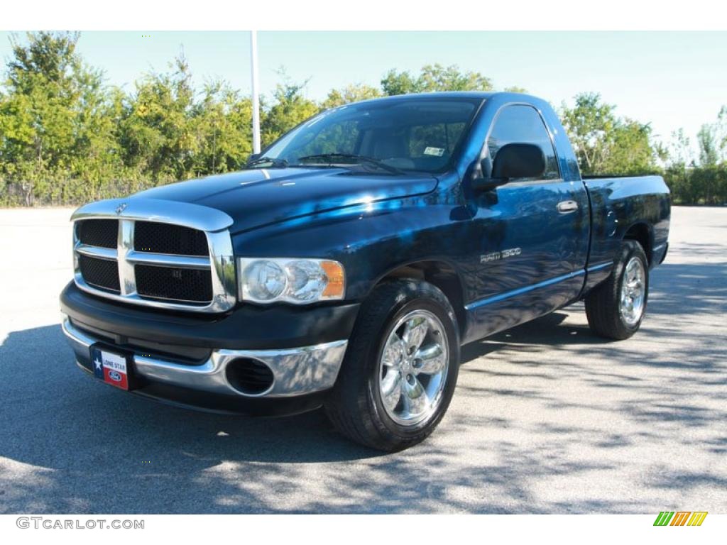 2004 Ram 1500 ST Regular Cab - Patriot Blue Pearl / Dark Slate Gray photo #7