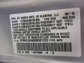 NH700M: Alabaster Silver Metallic 2011 Honda Odyssey EX-L Color Code
