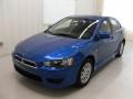 2010 Octane Blue Metallic Mitsubishi Lancer ES  photo #1