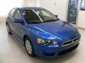 2010 Octane Blue Metallic Mitsubishi Lancer ES  photo #5