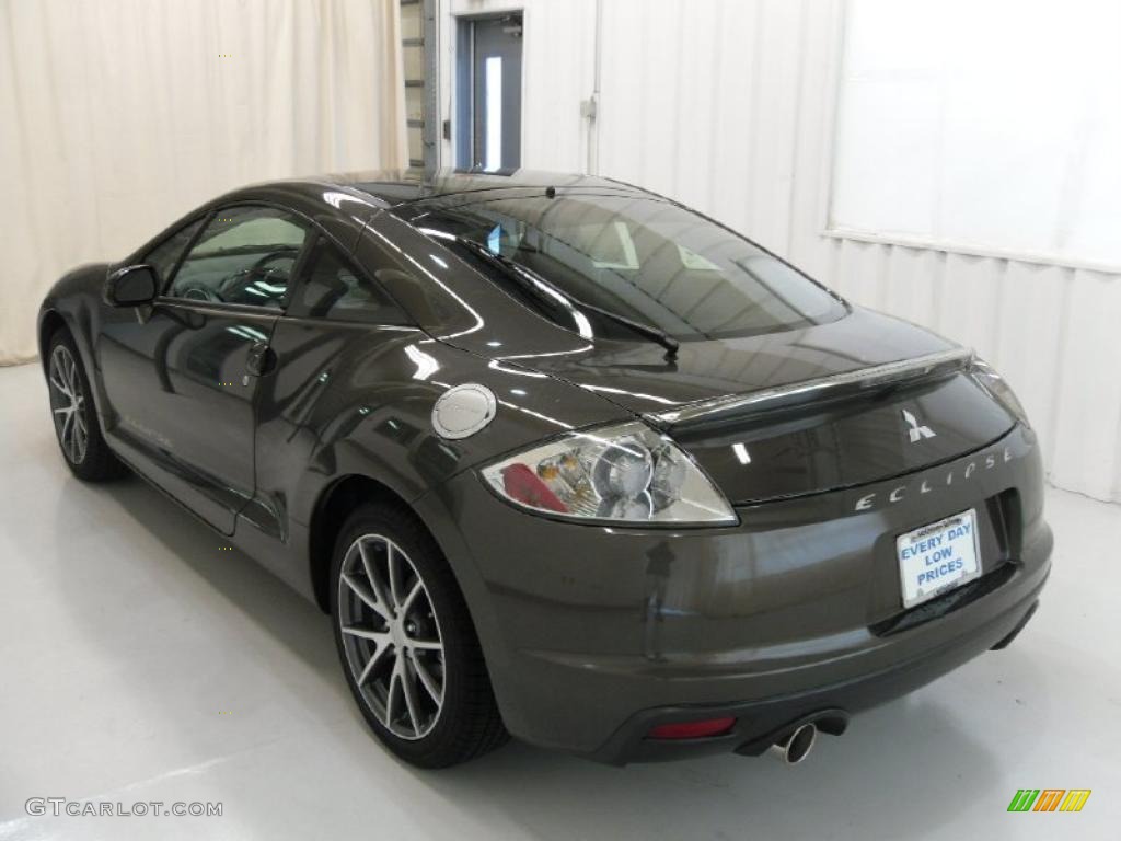 2011 Eclipse GS Coupe - Carbon Pearl / Dark Charcoal photo #2