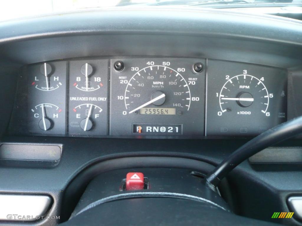 1995 F150 XLT Regular Cab 4x4 - Bright Sapphire Pearl Metallic / Gray photo #21
