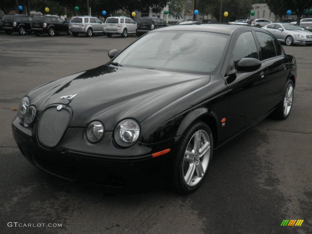 Ebony Black Jaguar S-Type