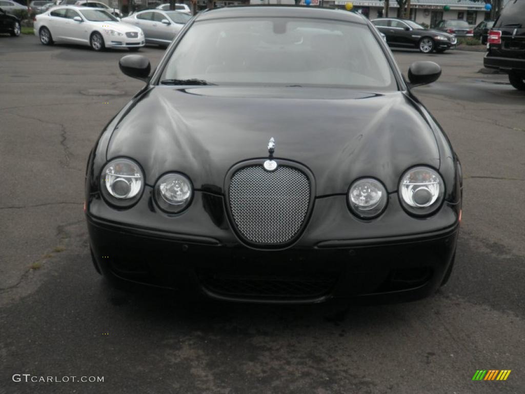 Ebony Black 2006 Jaguar S-Type R Exterior Photo #37543224