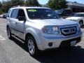 2010 Alabaster Silver Metallic Honda Pilot LX 4WD  photo #3