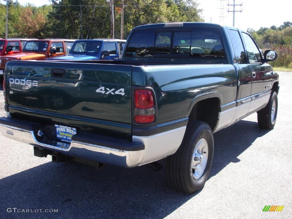 2001 Ram 1500 ST Club Cab 4x4 - Forest Green Pearl / Agate photo #4