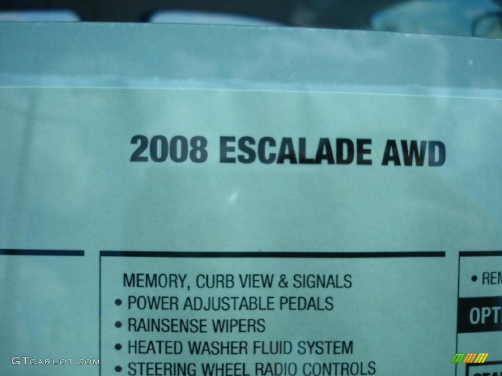 2008 Escalade AWD - Blue Chip / Light Cashmere photo #48