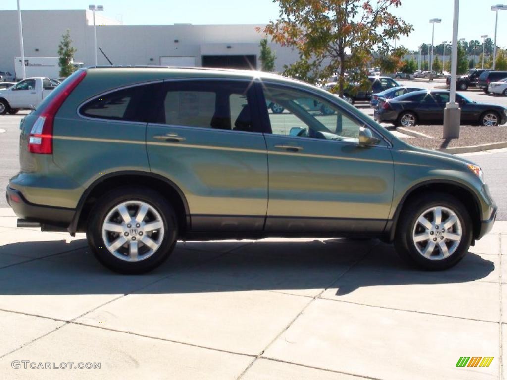 2008 CR-V EX-L - Green Tea Metallic / Ivory photo #5