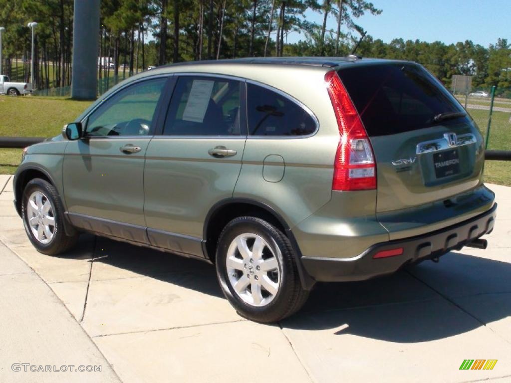 2008 CR-V EX-L - Green Tea Metallic / Ivory photo #8