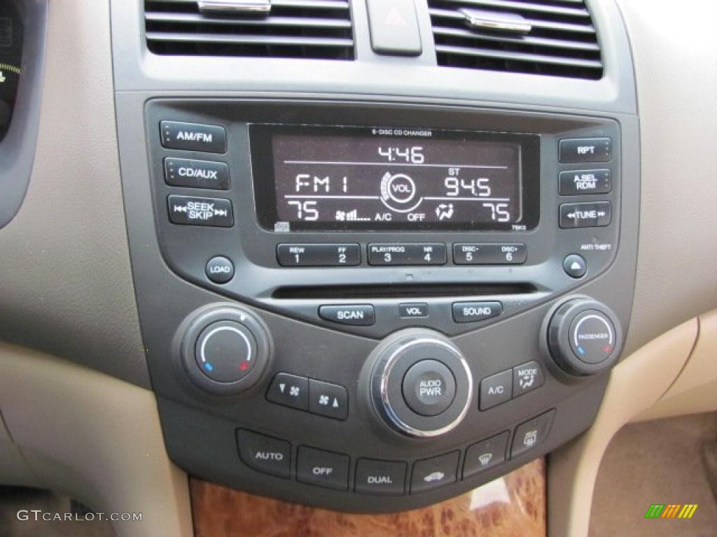 2003 Accord EX V6 Sedan - Taffeta White / Ivory photo #13