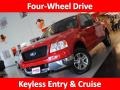 2005 Bright Red Ford F150 XLT SuperCab 4x4  photo #1