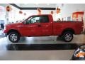 2005 Bright Red Ford F150 XLT SuperCab 4x4  photo #3